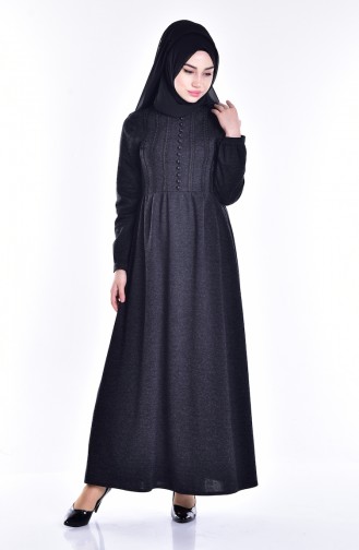 Black İslamitische Jurk 0150-02