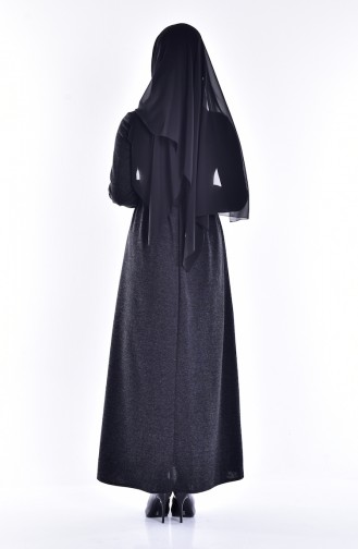 Black Hijab Dress 0150-02