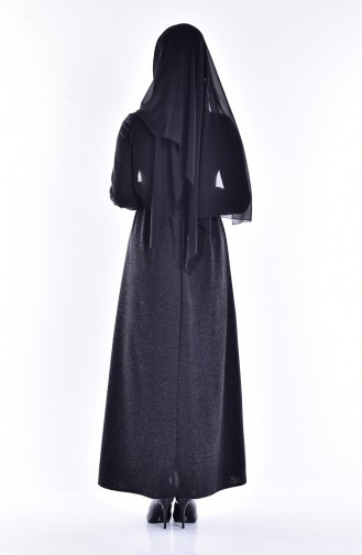 Black İslamitische Jurk 0150-02