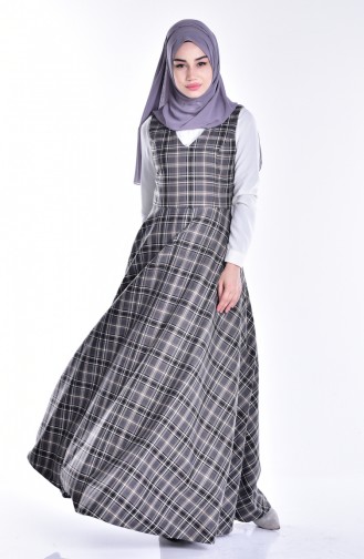 Mink Hijab Dress 7153-06