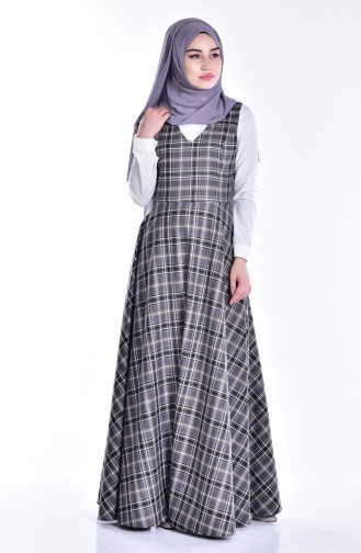 Mink Hijab Dress 7153-06