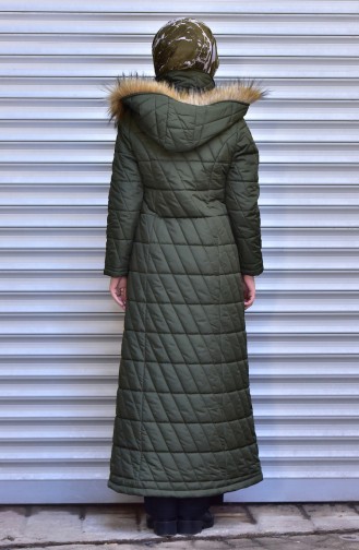 Khaki Winter Coat 5053-02