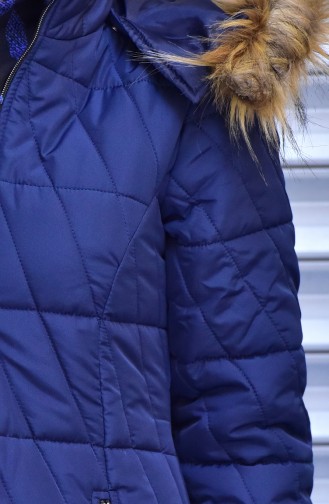 Navy Blue Winter Coat 5053-01