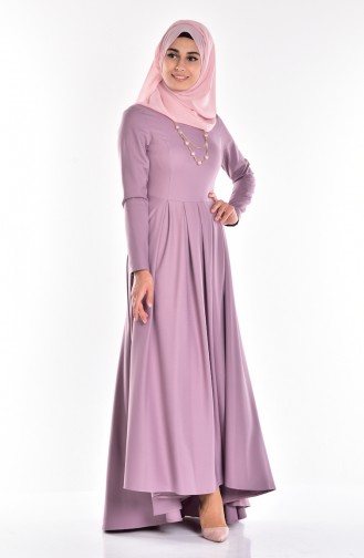 Violet Hijab Dress 4195-05