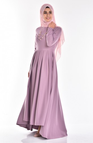 Violet Hijab Dress 4195-05