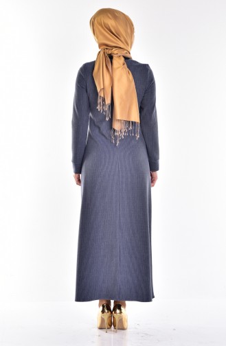 Blue Hijab Dress 0597-03