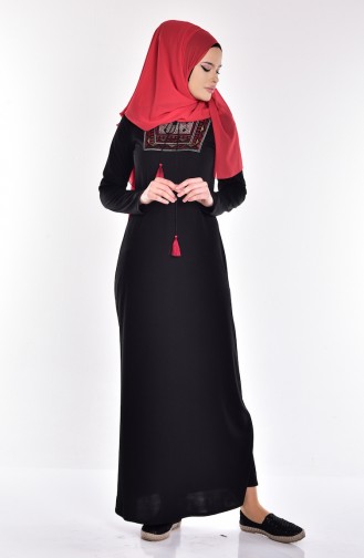 Robe Hijab Noir 0206-03