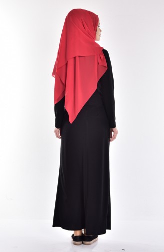 Robe Hijab Noir 0206-03