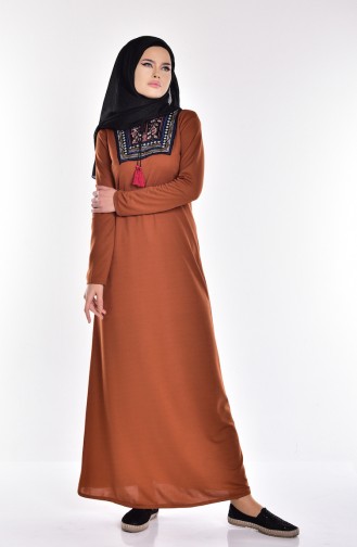 Tabak Hijab Kleider 0206-02
