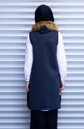 Light Black Gilet 14682-01