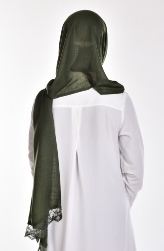 Châle Détail Dentelle 70047-24 Vert 24