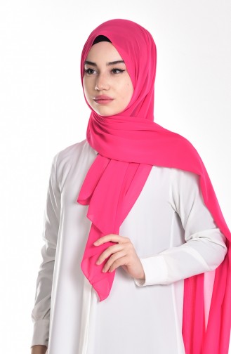 Chiffon Schal 95040-02 Helles Fuchsia 02