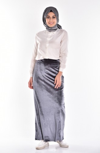 Gray Skirt 3075-02