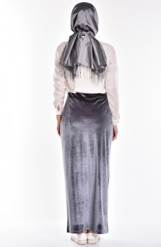 Gray Skirt 3075-02