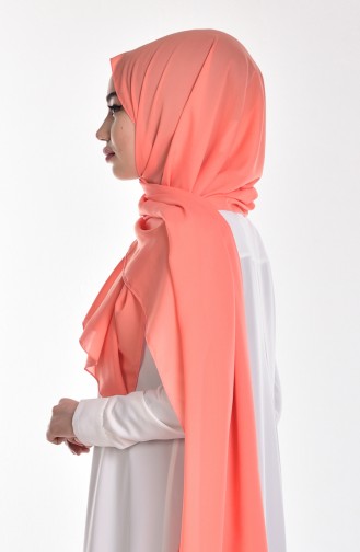 Chiffon Schal 95040-12 Dunkel Lachs 12