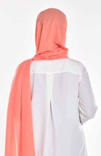 Chiffon Schal 95040-12 Dunkel Lachs 12