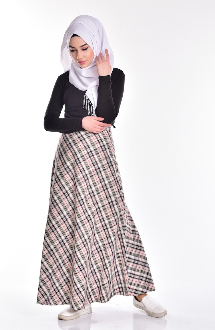 Ekose Etek 1509-05 Krem