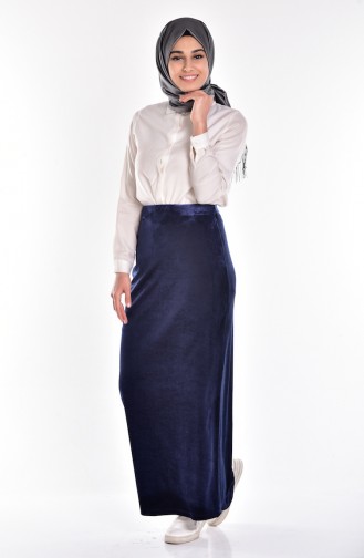 Navy Blue Skirt 3075-04