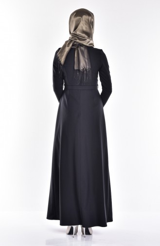 Black Hijab Dress 0591-01