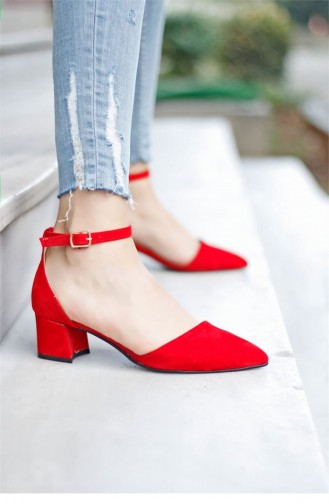 Rot Stöckelschuhe 7YAZA0344553