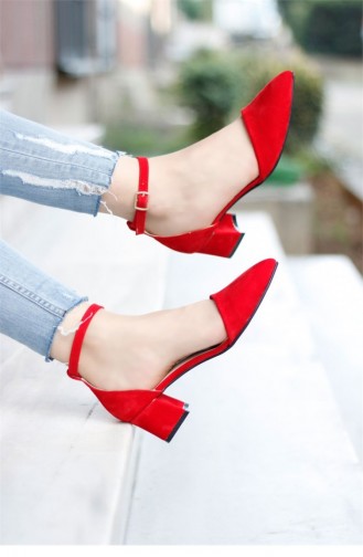 Rot Stöckelschuhe 7YAZA0344553