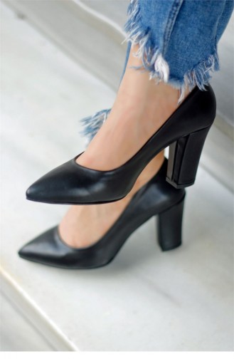 Black High-Heel Shoes 8KISA0005004