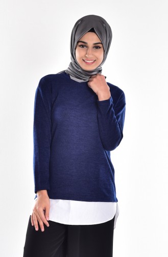 Navy Blue Sweater 15478-03