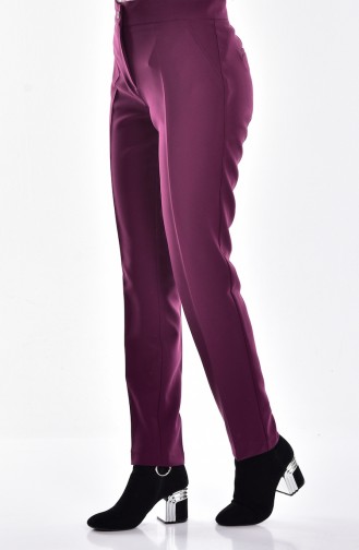 Straight Leg Pants 2100-05 Purple 2100-05