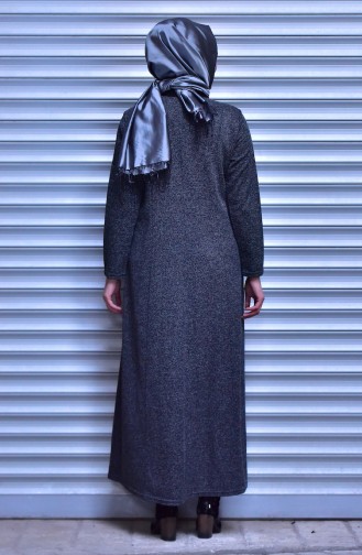 Black Hijab Dress 0988-03