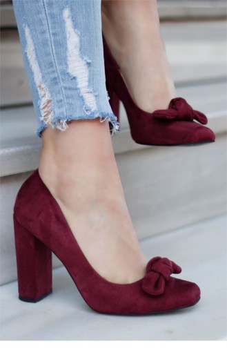 Claret Red High-Heel Shoes 8KISA0006414