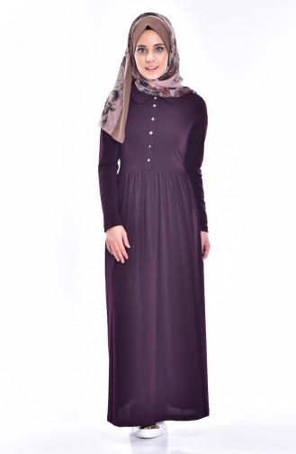 Purple Hijab Dress 2149-03