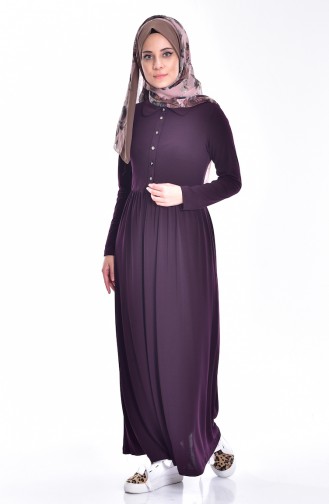 Purple Hijab Dress 2149-03