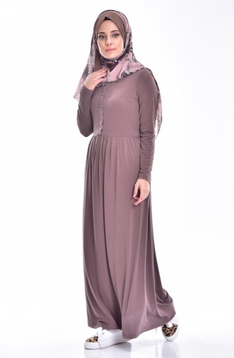 Mink Hijab Dress 2149-05