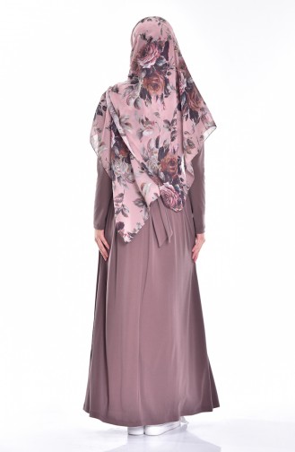 Mink Hijab Dress 2149-05
