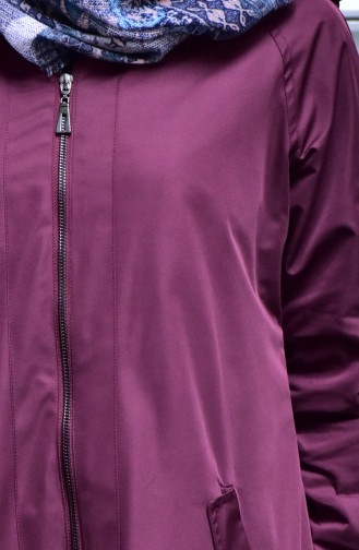 Imperméable à Fermeture et Poches 35798-02 Bordeaux 35798-02