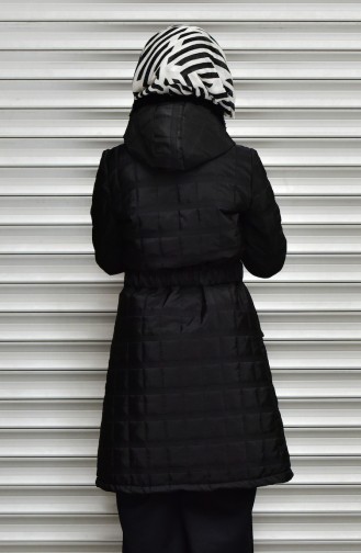 Furry Capitone Coat 7103-02 Black 7103-02