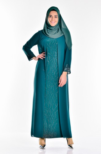 Emerald İslamitische Avondjurk 6015-04