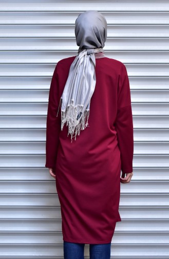 Sports Coat with Snap-Fastener 15342-03 Claret Red 15342-03