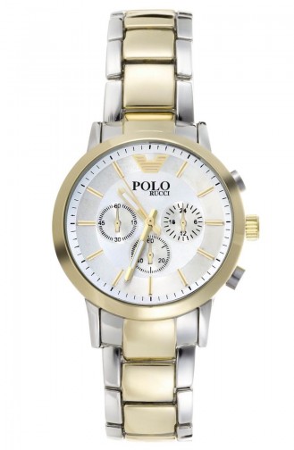 Polo Rucci Wrist Watch RRBH18010 Silver Yellow 18010