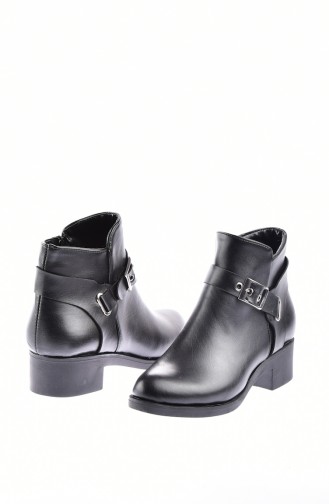 Black Boots-booties 0820-02