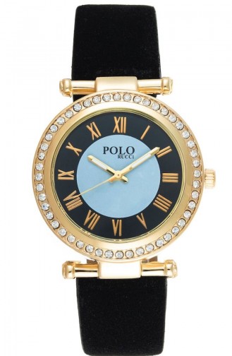 Polo Rucci Wrist Watch RRBA11054-01 Black 11054-01