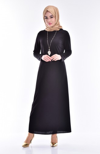 Robe Hijab Noir 3249-05