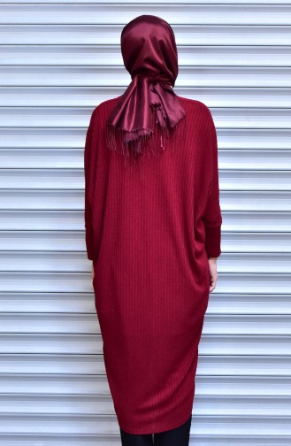 Bat Sleeve Sweater 14972-01 Claret Red 14972-01