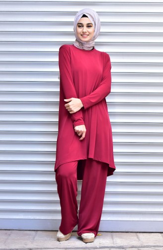 Tunic Trousers Double Suit 3445-05 Claret Red 3445-05