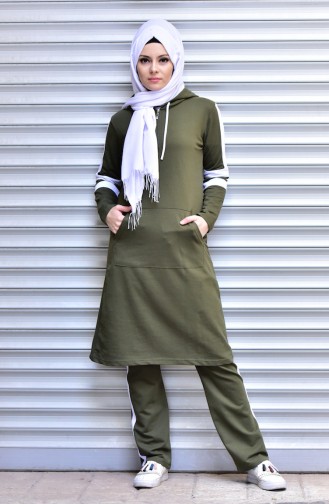 Islamic Sportswear Suit 17042-03 Khaki 17042-03