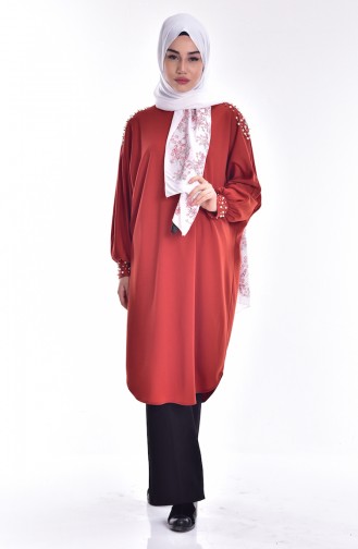 Long Tunic with Pearls 4449-07 Tile 4449-07