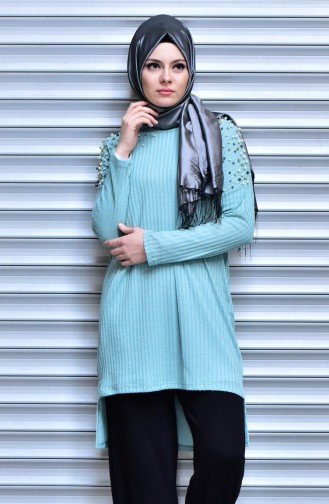 Mint green Trui 15561-03