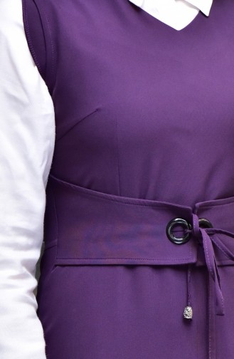 Gilet Trouser Suit 6666-01 Purple 6666-01