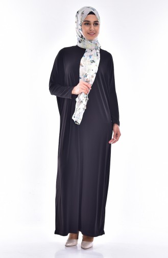 Abaya Manches Chauve-Souris 1780-03 Noir 1780-03