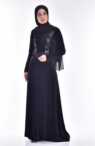 فستان أسود 9012-03